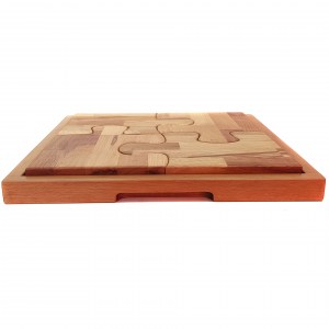 Daska za sečenje i serviranje Puzzle sa tacnom
