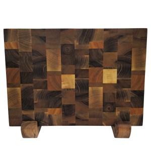 Premium Mesarski Blok „Harmony“ – Orah i Trešnja (End Grain)
