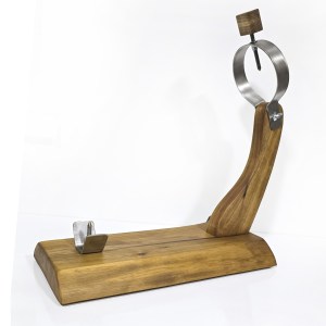 Stalak za pršutu Walnut Inox