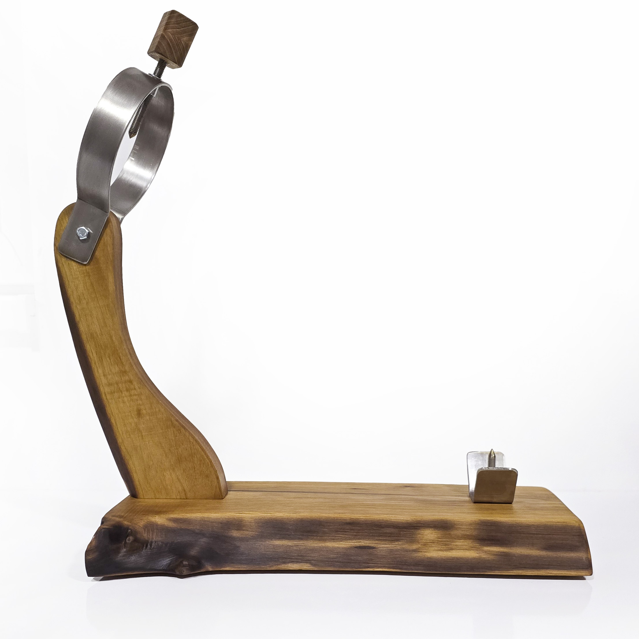 Stalak za pršutu Walnut Inox