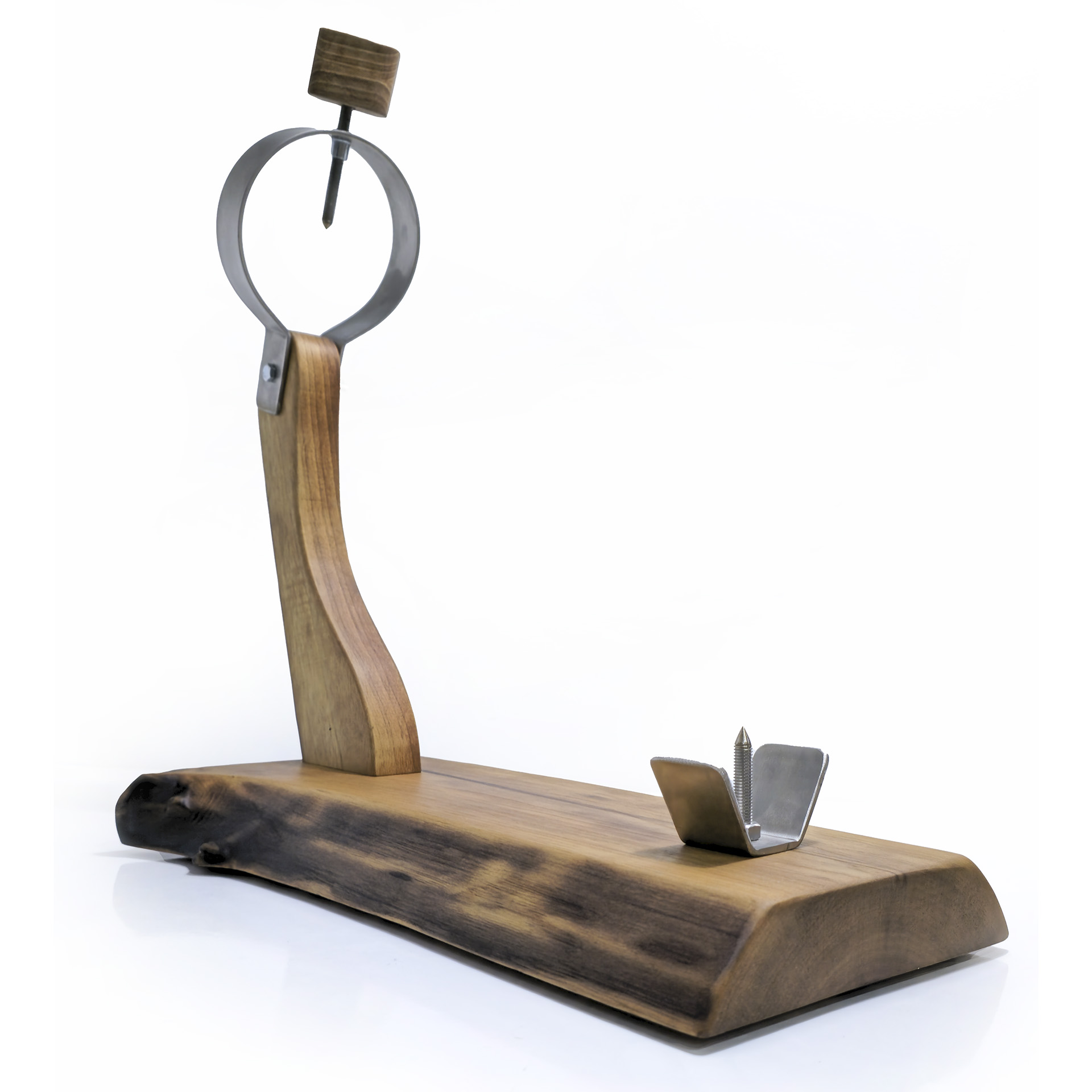 Stalak za pršutu Walnut Inox